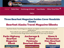 Tablet Screenshot of bearfootguides.com